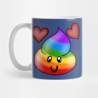 Double Rainbow Poop Mug